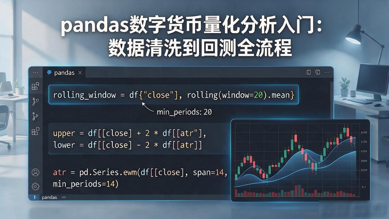 pandas数字货币量化分析入门：数据清洗到回测全流程